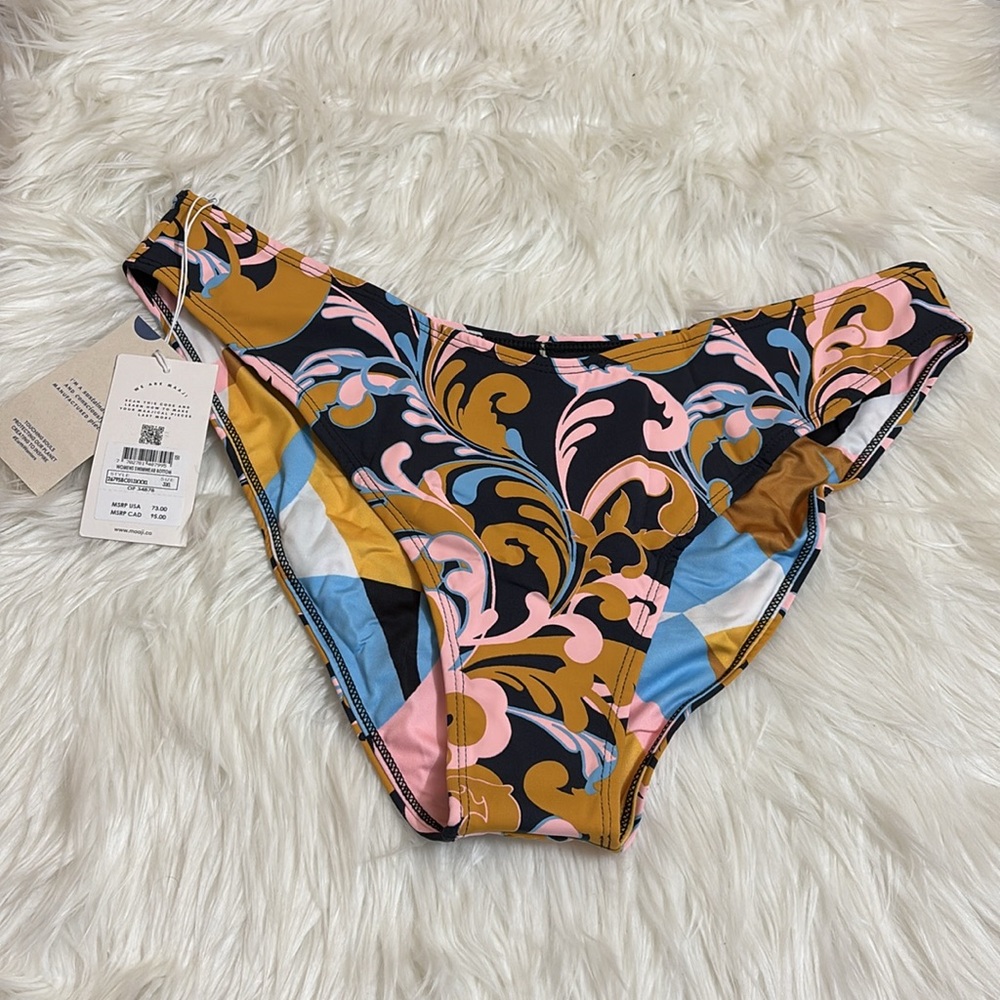NWT Maaji Swizzle Splendour Reversible Bikini Swim Bottoms Only Size 3XL